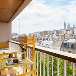 Spacious Montmartre Apartment - Sacre-Coeur View & Balcony