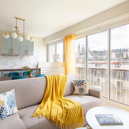 Spacious Montmartre - Sacré-cœur View&balcony Parigi