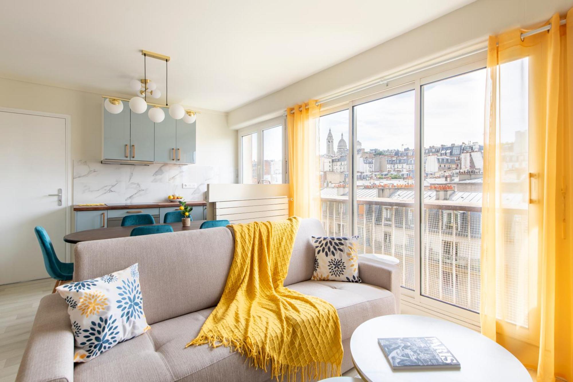 Spacious Montmartre - Sacré-cœur View&balcony Parigi